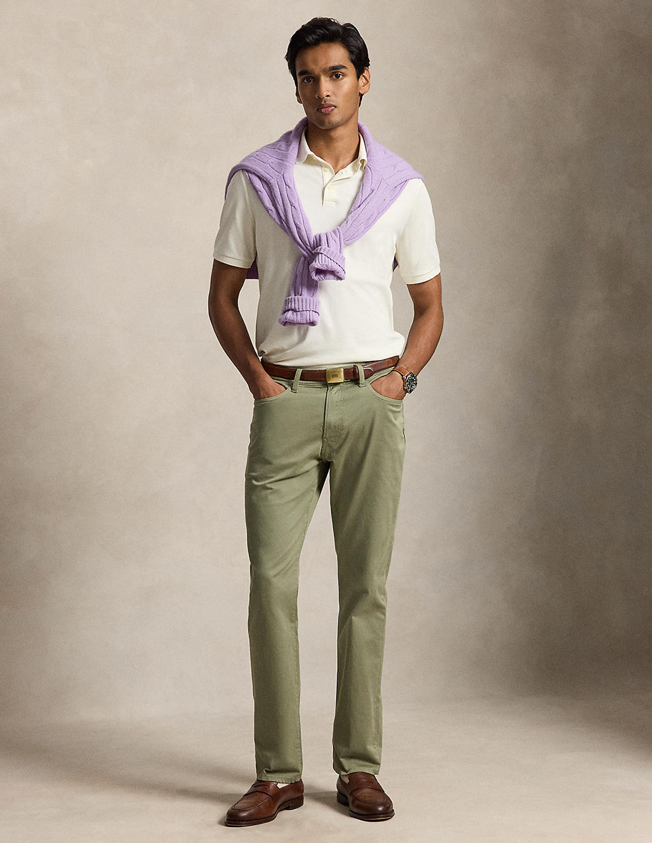 Pantalón business casual recto para hombre 3