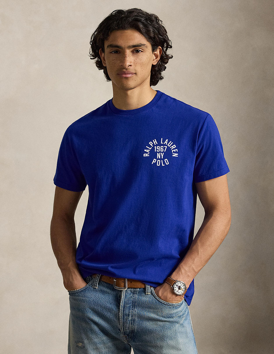 Playera cuello redondo para hombre