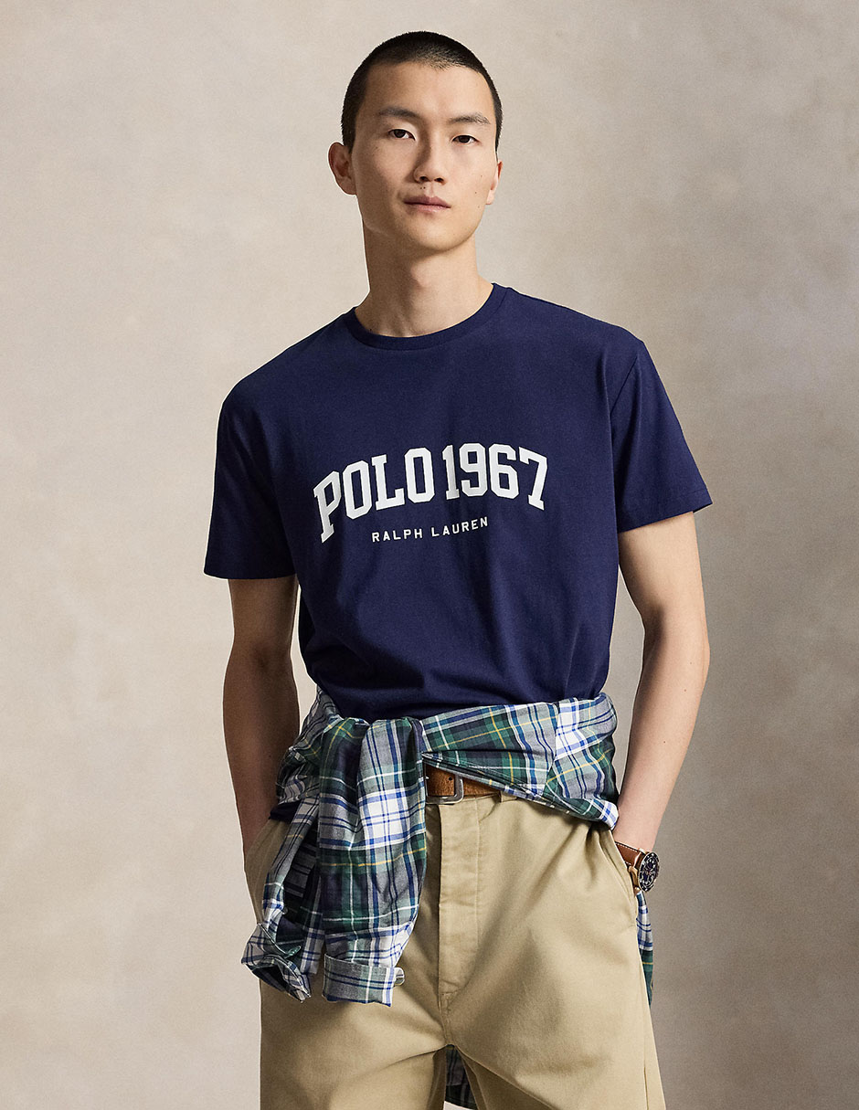 Playera cuello redondo para hombre