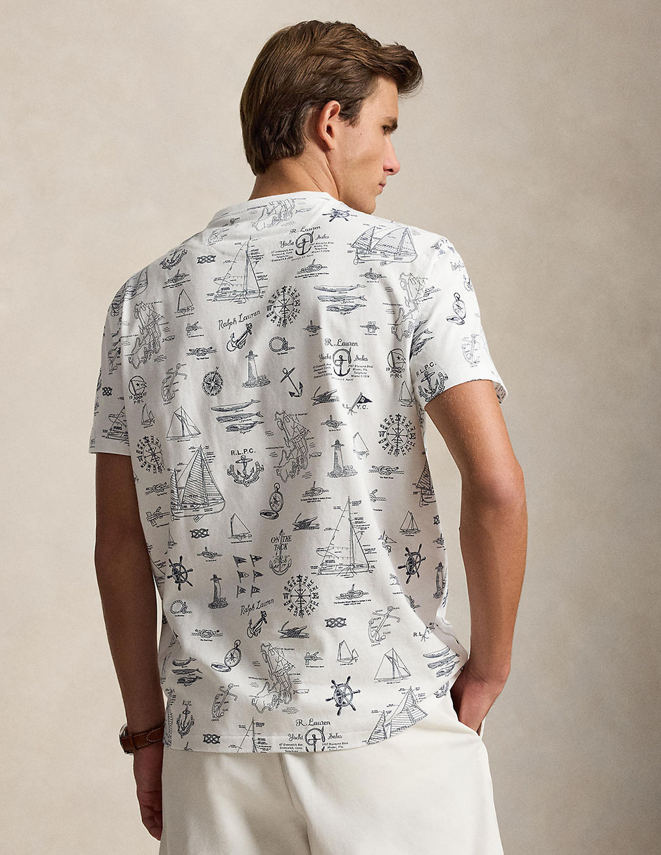 Playera cuello redondo para hombre