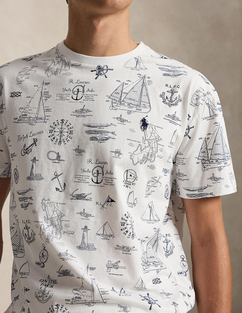 Playera cuello redondo para hombre