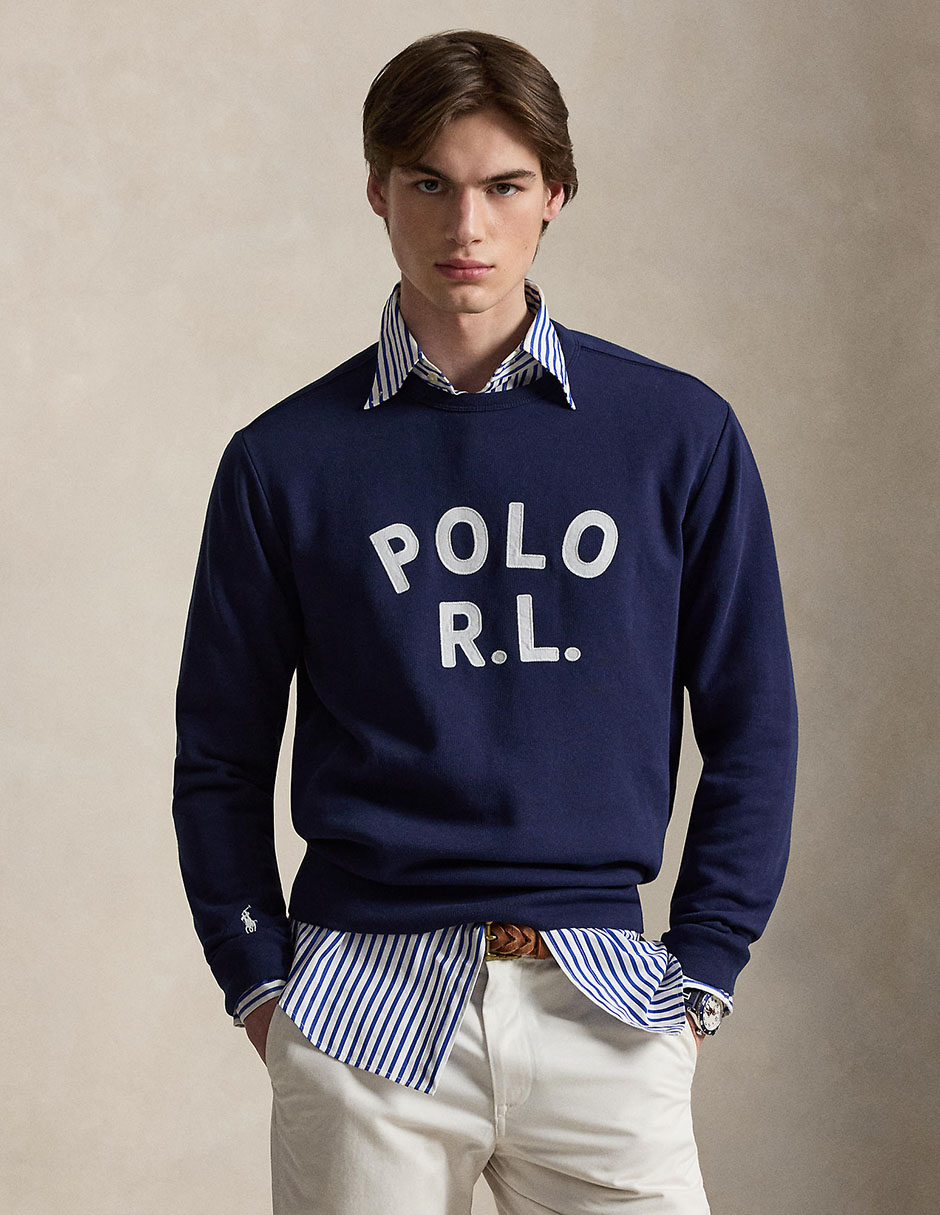 Sudadera de algodón corte regular para hombre Sudadera de algodón corte regular para hombre