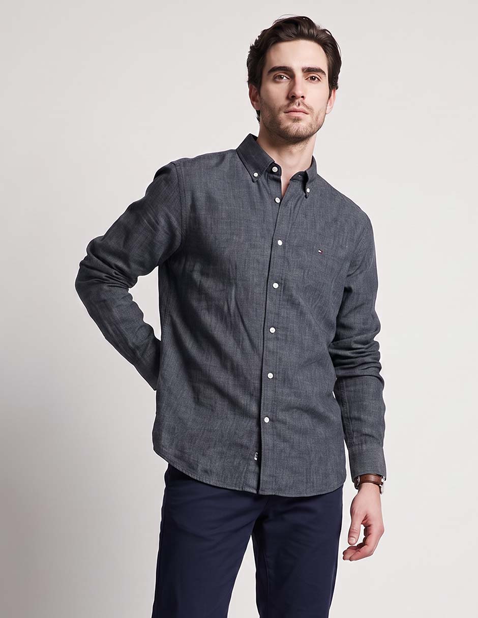 Camisa casual manga larga para hombre Camisa casual manga larga para hombre