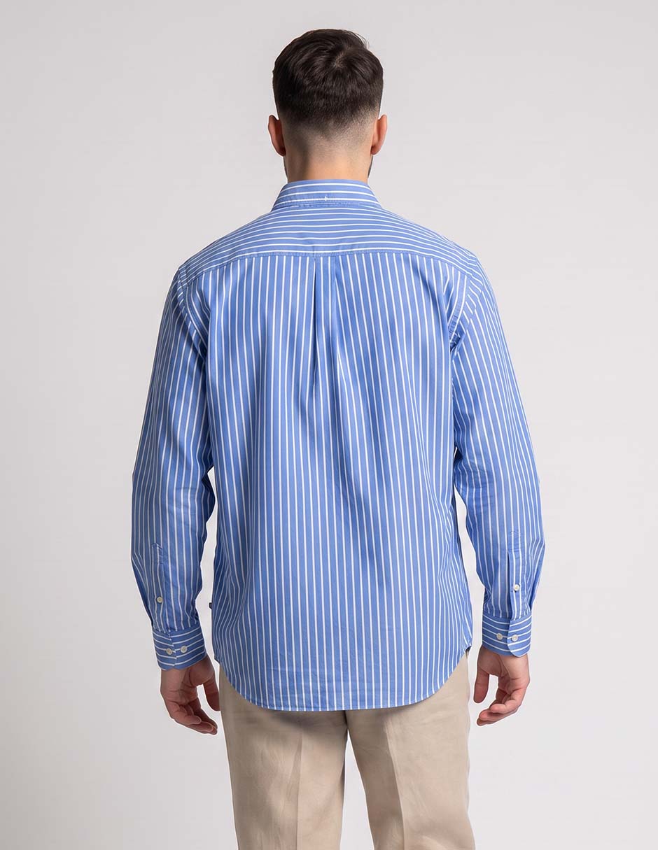 Camisa casual manga larga para hombre 2
