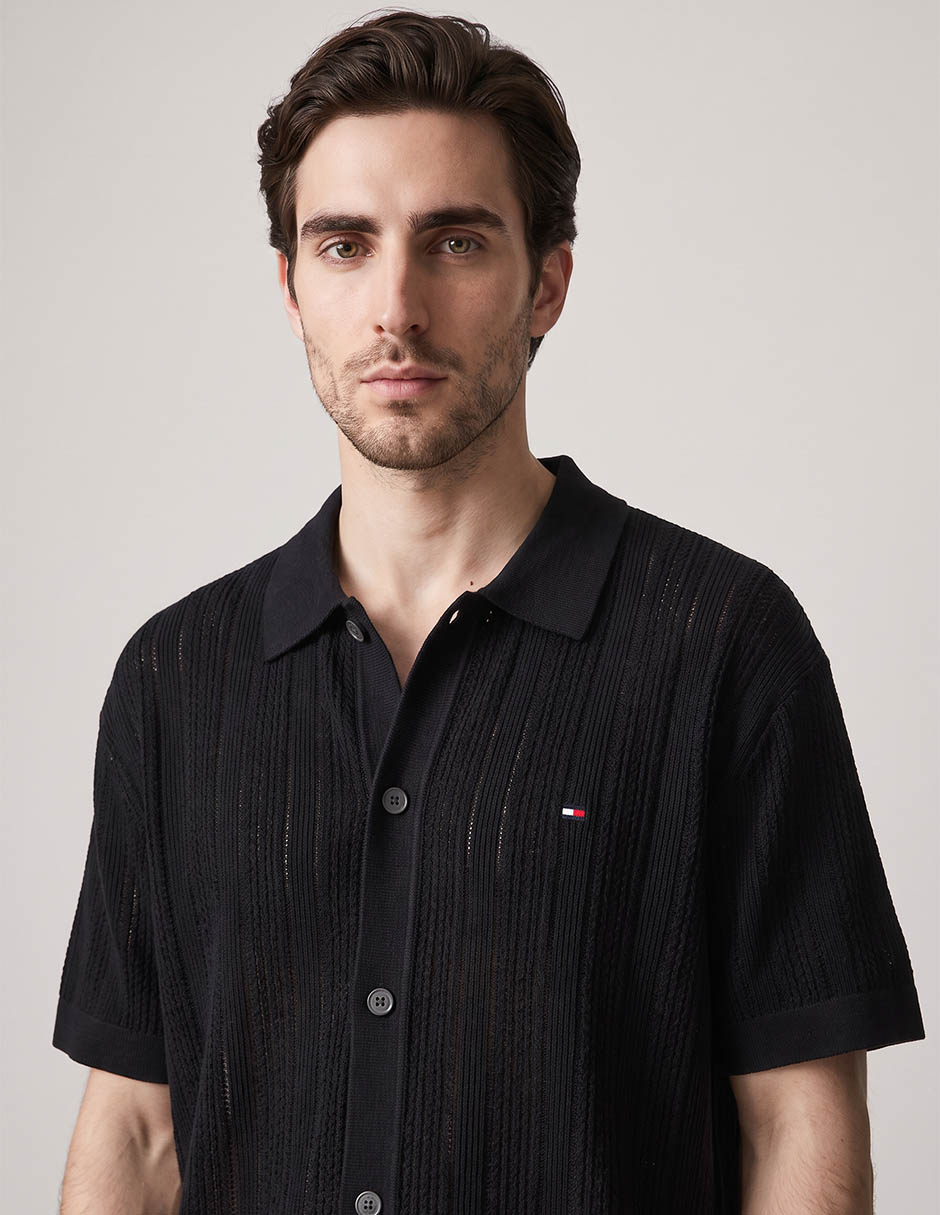 Camisa casual manga corta para hombre 4