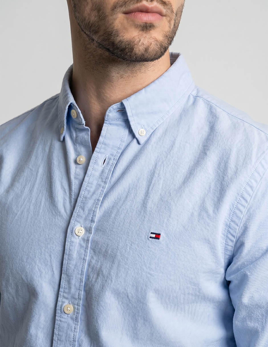 Camisa casual de algodón manga larga para hombre 3