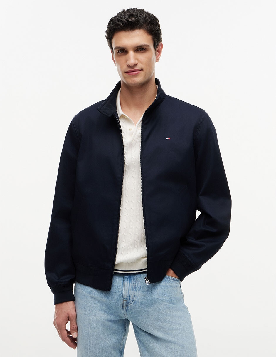 Chamarra casual Tommy Hilfiger algodón para hombre