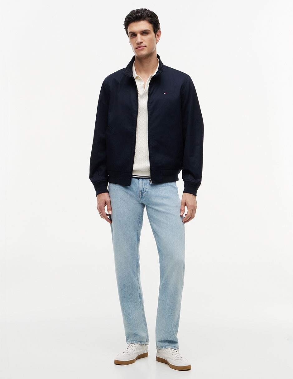 Chamarra casual Tommy Hilfiger algodón para hombre