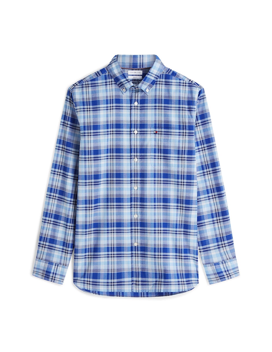 Camisa casual de algodón manga larga para hombre 2