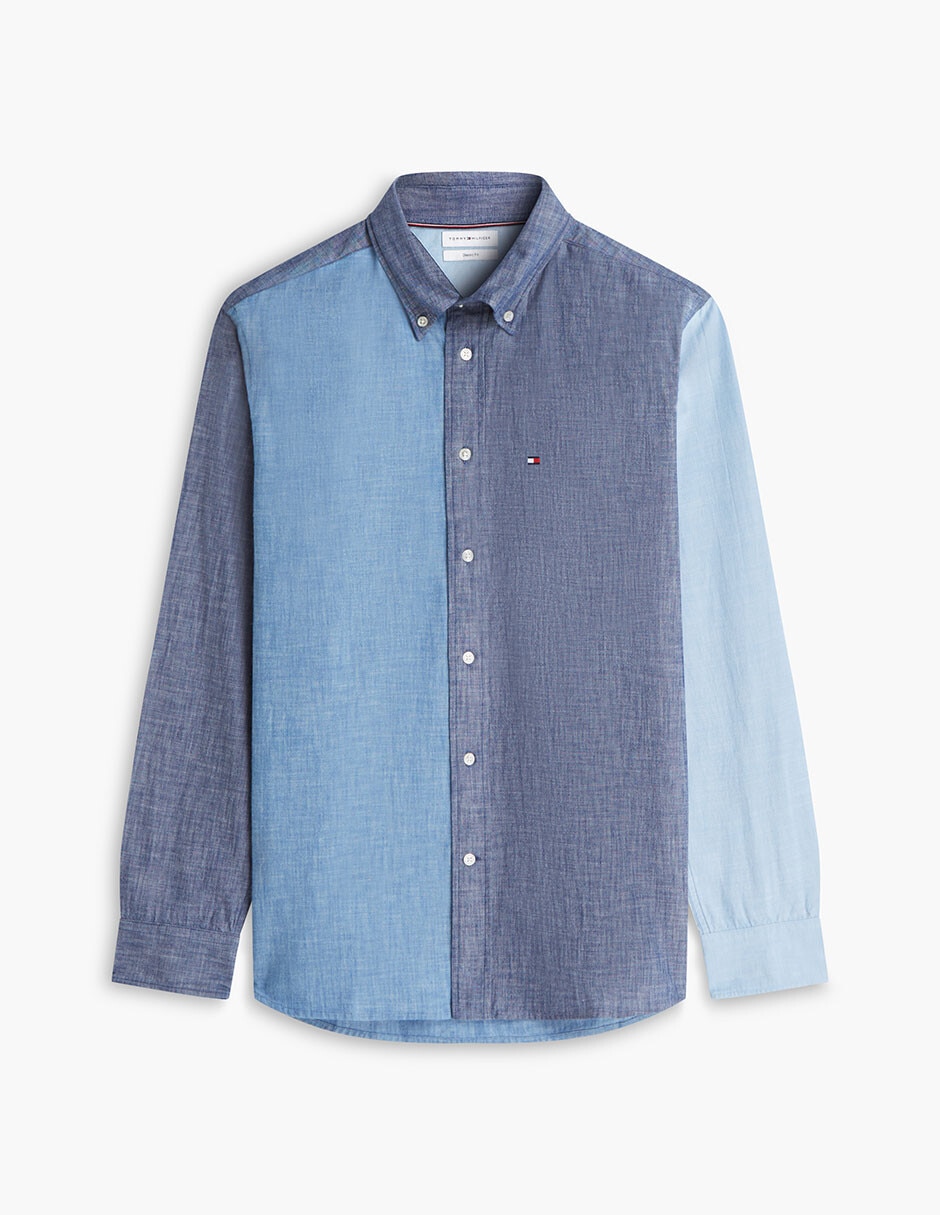 Camisa casual de algodón manga larga para hombre 2