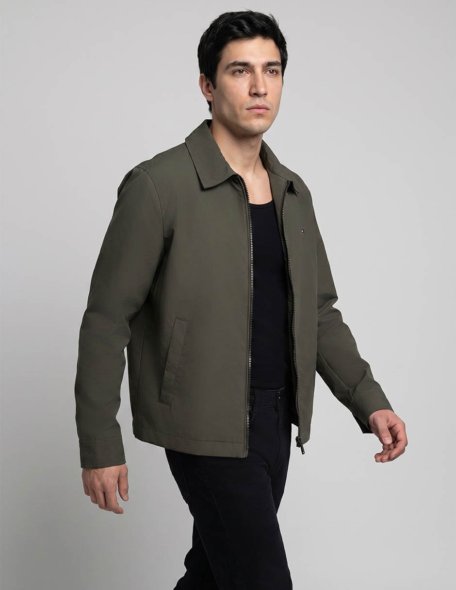Chamarra tommy hilfiger con bolsillos para hombre