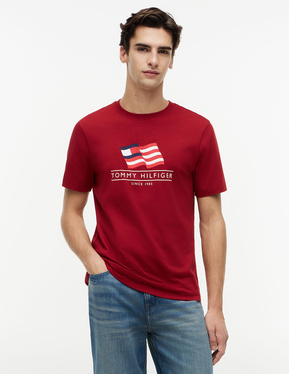 Playera cuello redondo para hombre