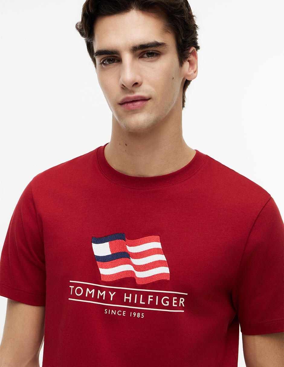 Playera Tommy Hilfiger manga corta para hombre