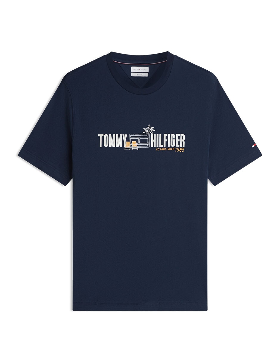 Playera Summer Graphic cuello redondo para hombre 4