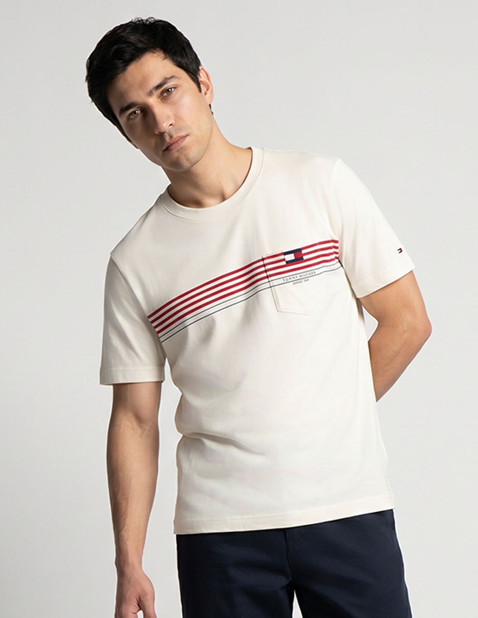Playera cuello redondo para hombre