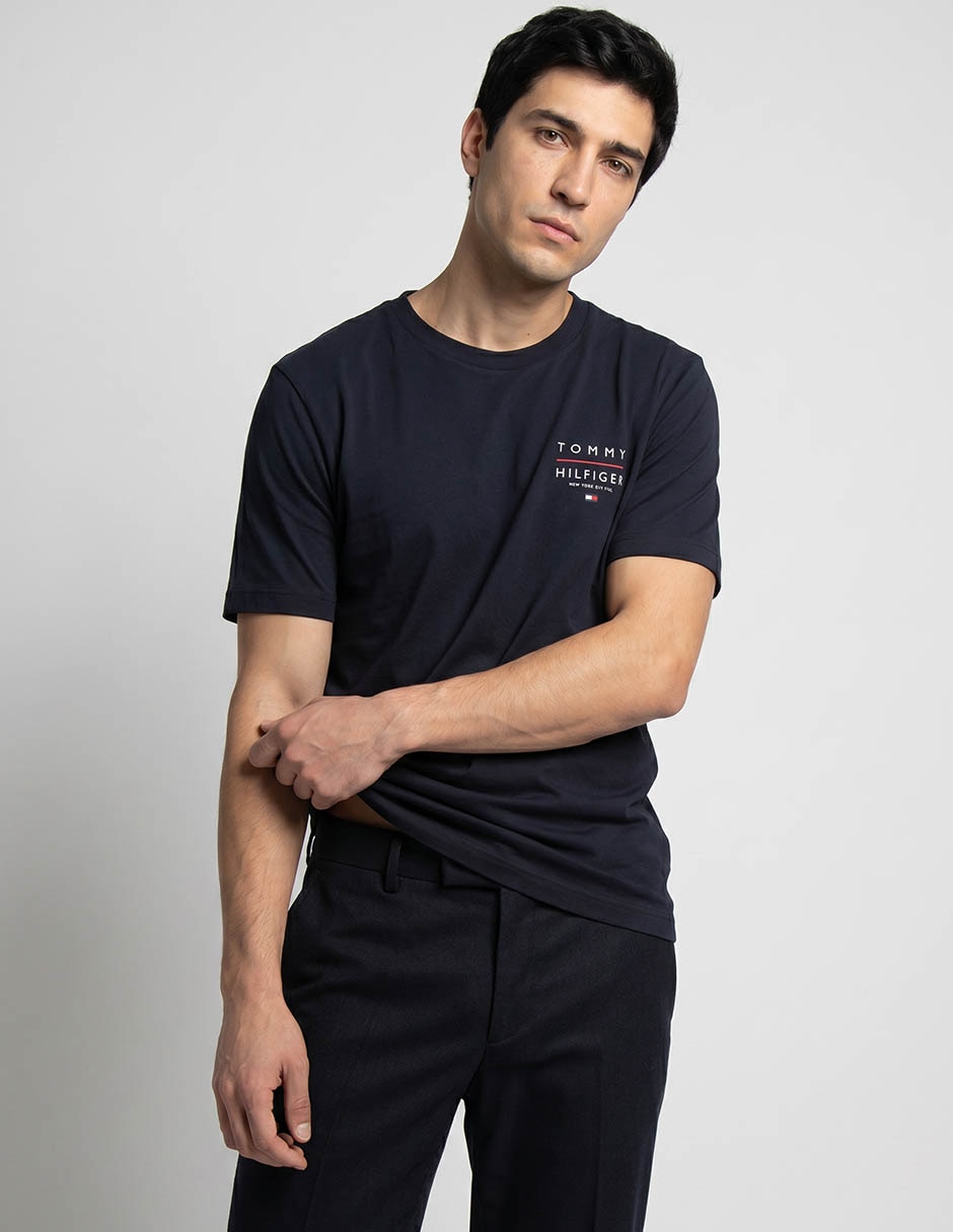 Playera cuello redondo para hombre