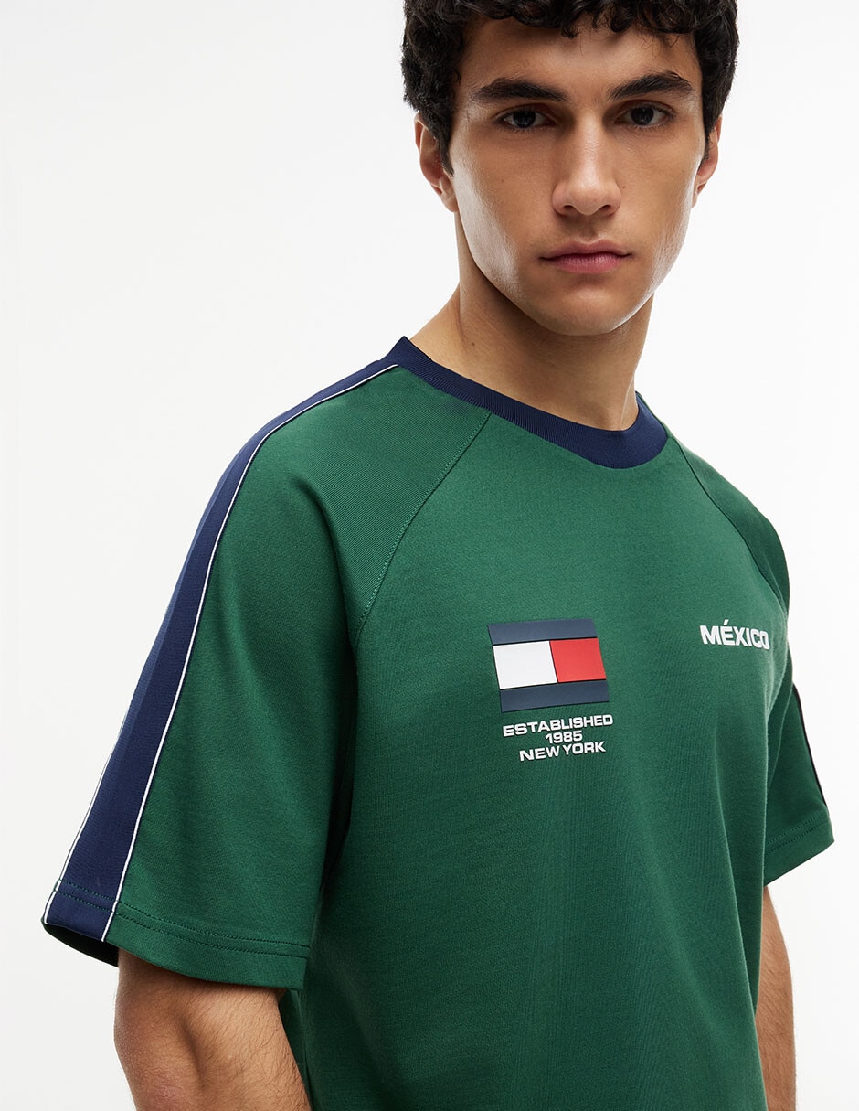Playera Tommy Hilfiger Countries Pack cuello redondo para hombre