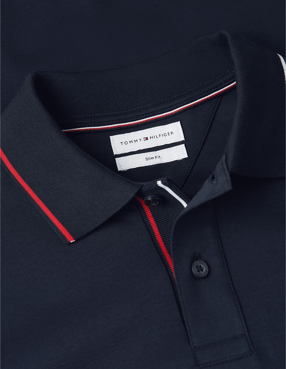 Playera tipo polo Elevated Essentials para hombre 4