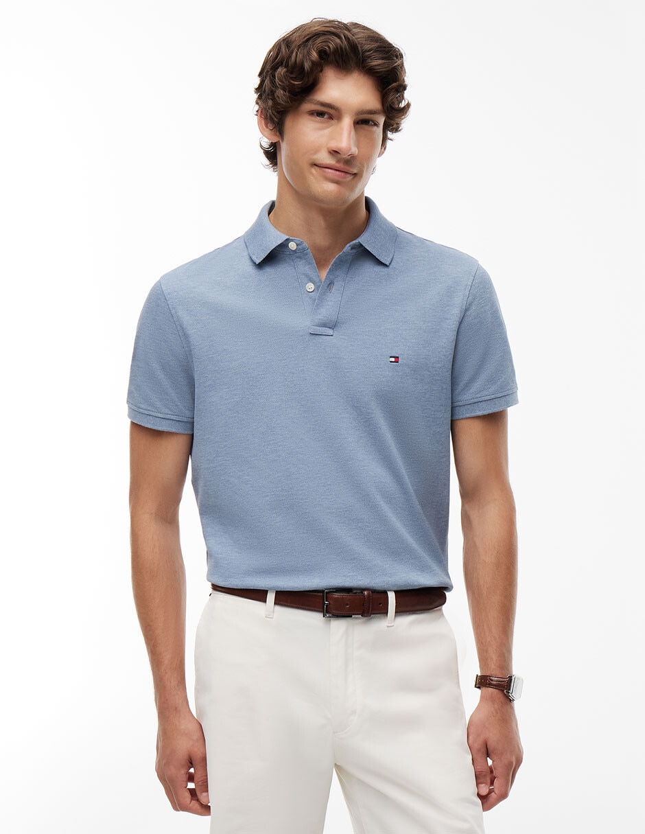 Playera tipo polo core essentials para hombre