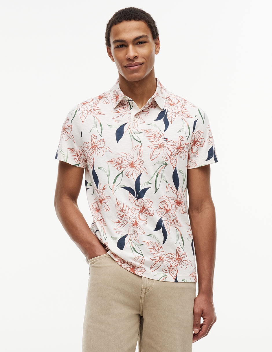 Playera tipo polo Summer Resort para hombre