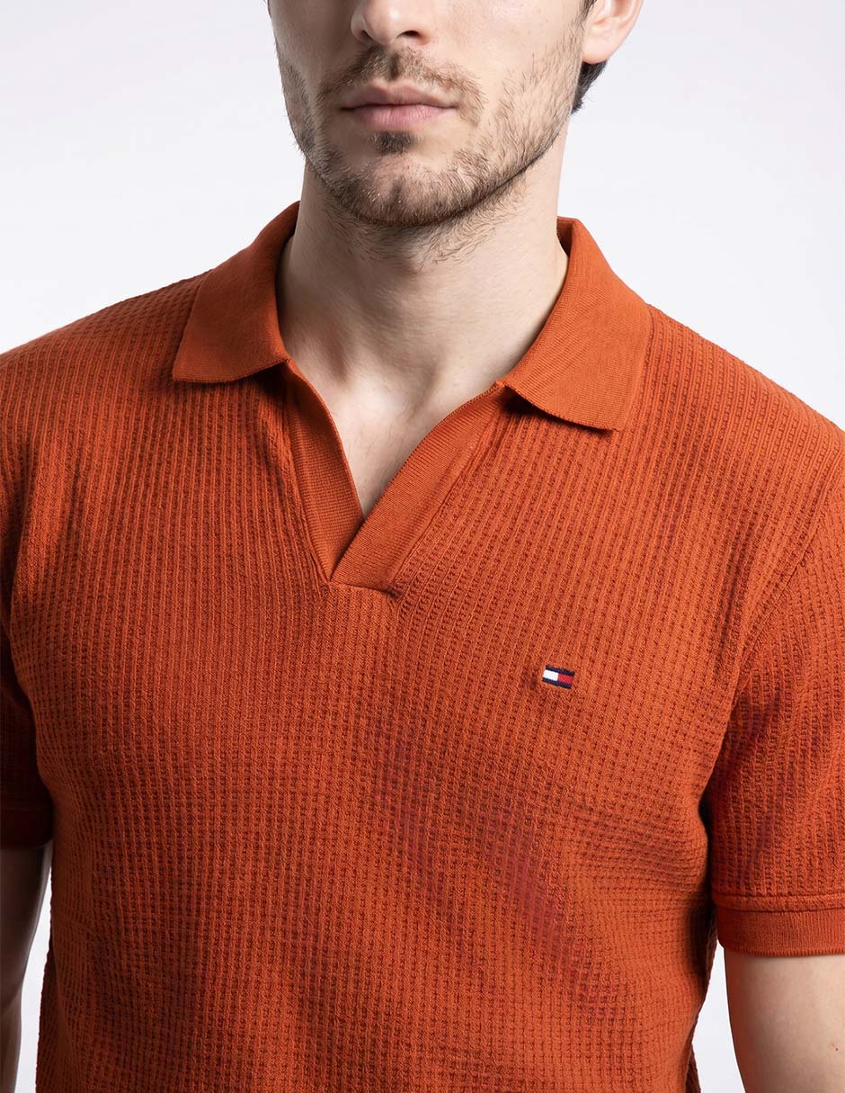 Playera tipo polo hilfiger elevated essentials para hombre 3