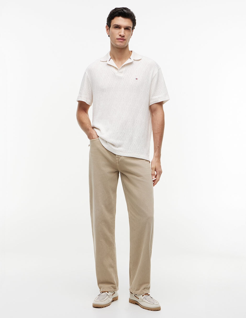 Playera tipo polo Elevated Essentials para hombre 2