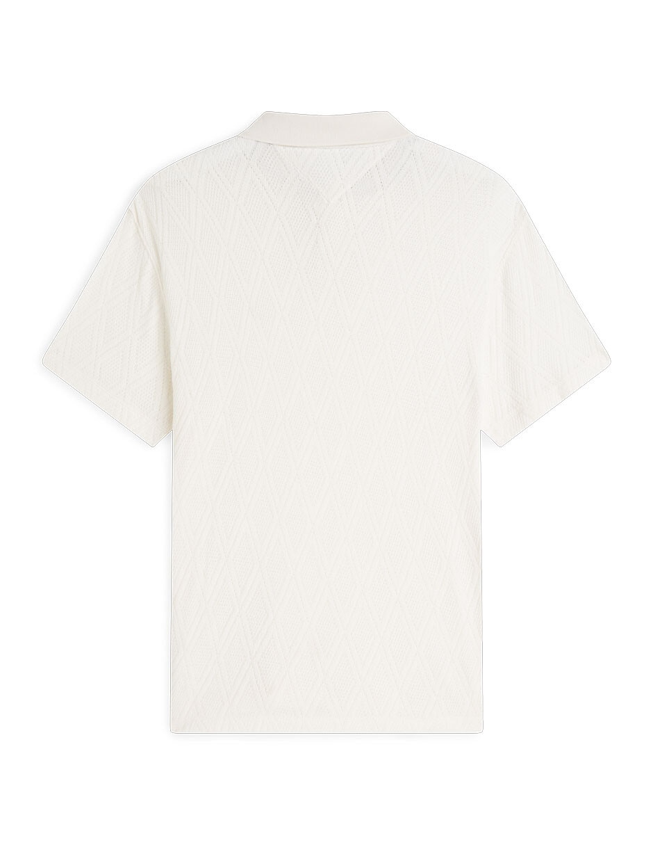 Playera tipo polo Elevated Essentials para hombre 3