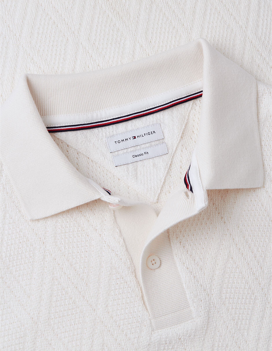Playera tipo polo Elevated Essentials para hombre 4