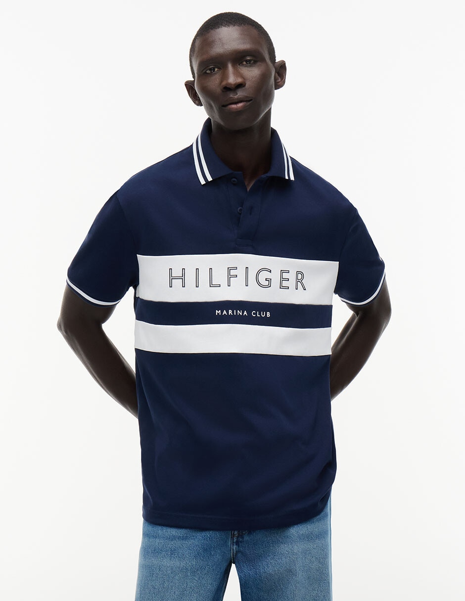 Playera tipo polo athleisure sail para hombre Playera tipo polo athleisure sail para hombre