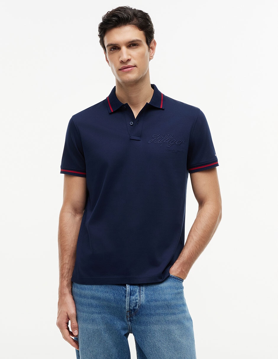 Playera tipo polo Brand Love para hombre