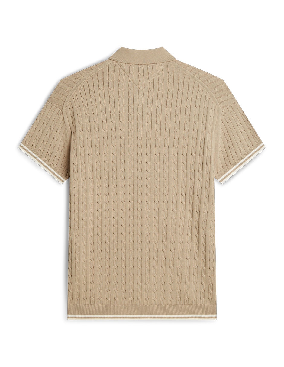 Playera tipo polo Elevated Essentials para hombre 4