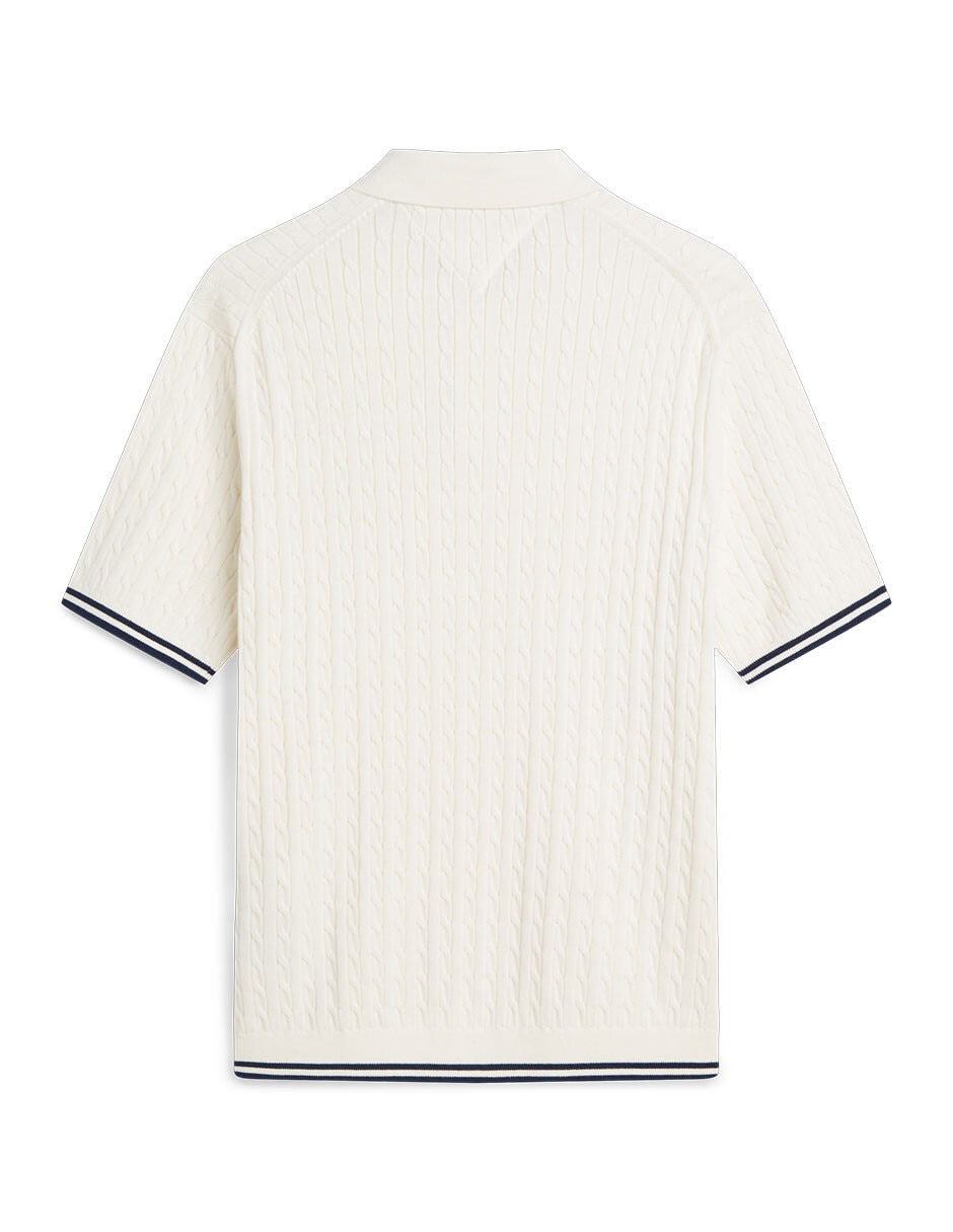 Playera tipo polo Elevated Essentials para hombre 4