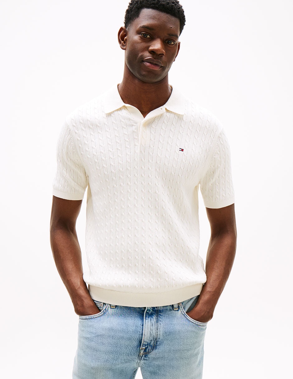 Playera tipo polo Elevated Essentials para hombre