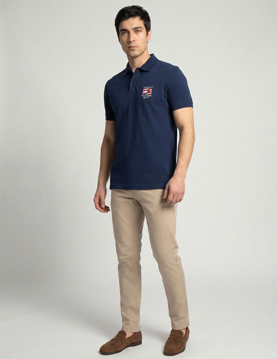 Playera Americana Capsule cuello polo para hombre Playera Americana Capsule cuello polo para hombre