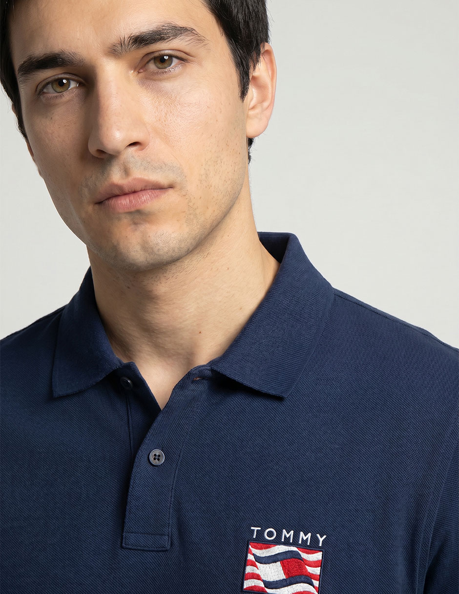 Playera Americana Capsule cuello polo para hombre 3