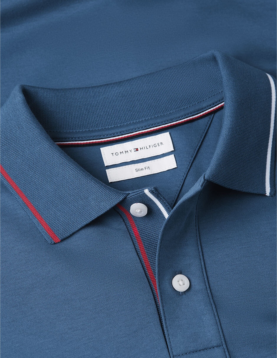 Playera tipo polo Elevated Essentials para hombre 4