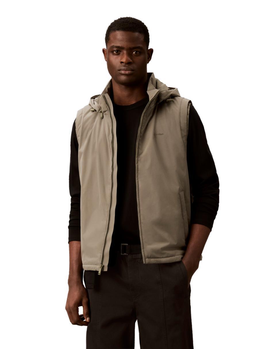 Chaleco impermeable con bolsillos para hombre