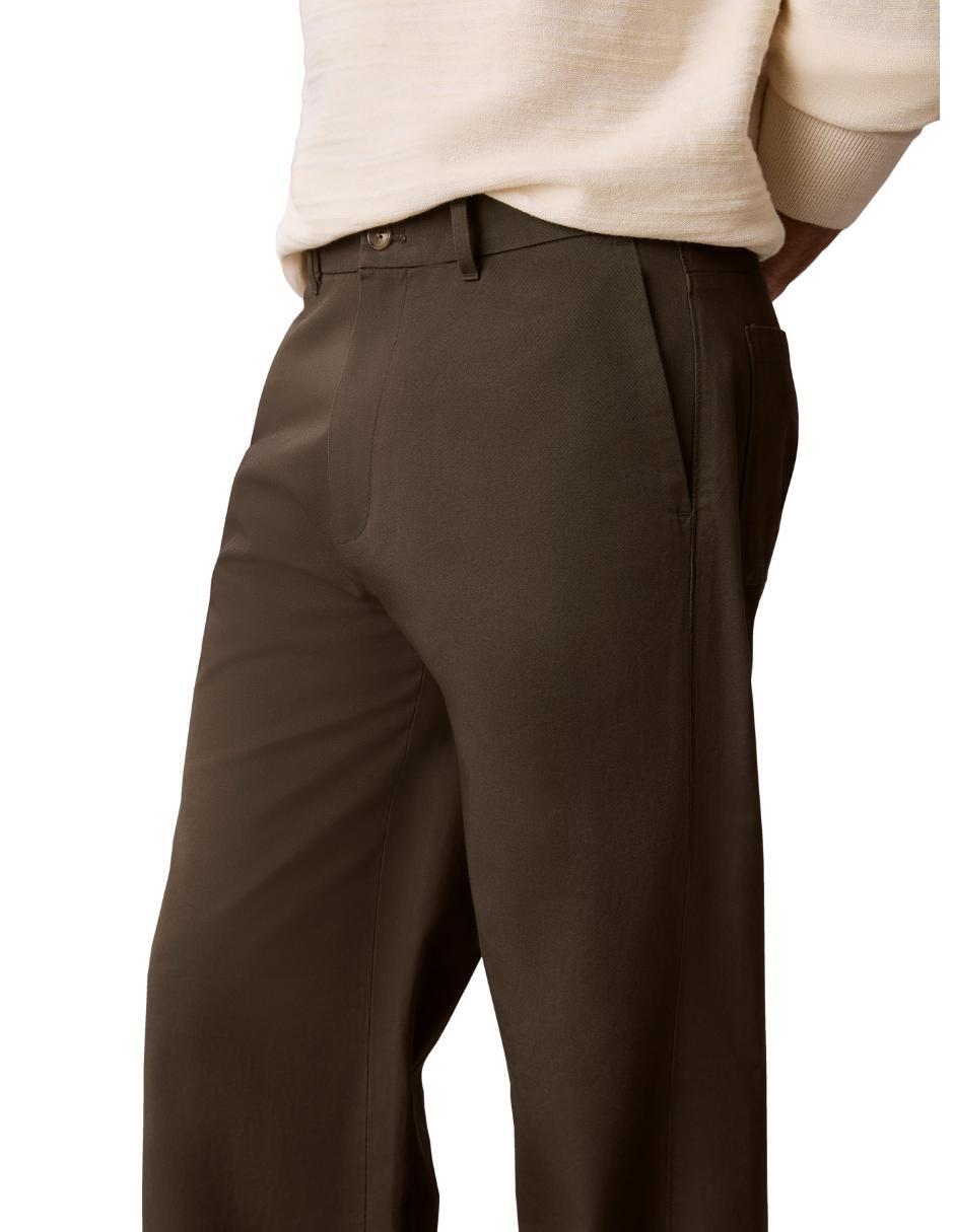Pantaló de vestir straight de algodón para hombre 2