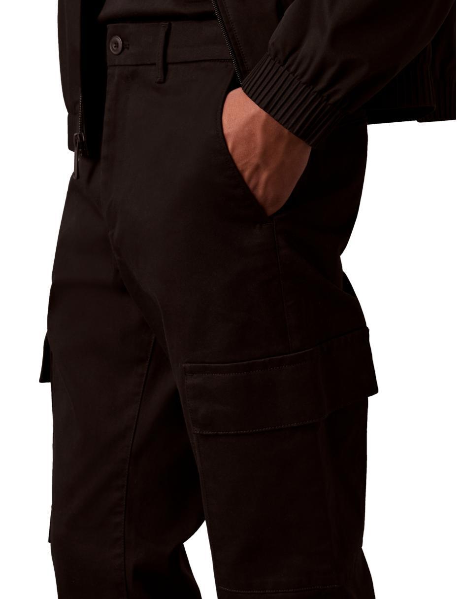Pantalón cargo slim de algodón para hombre 3