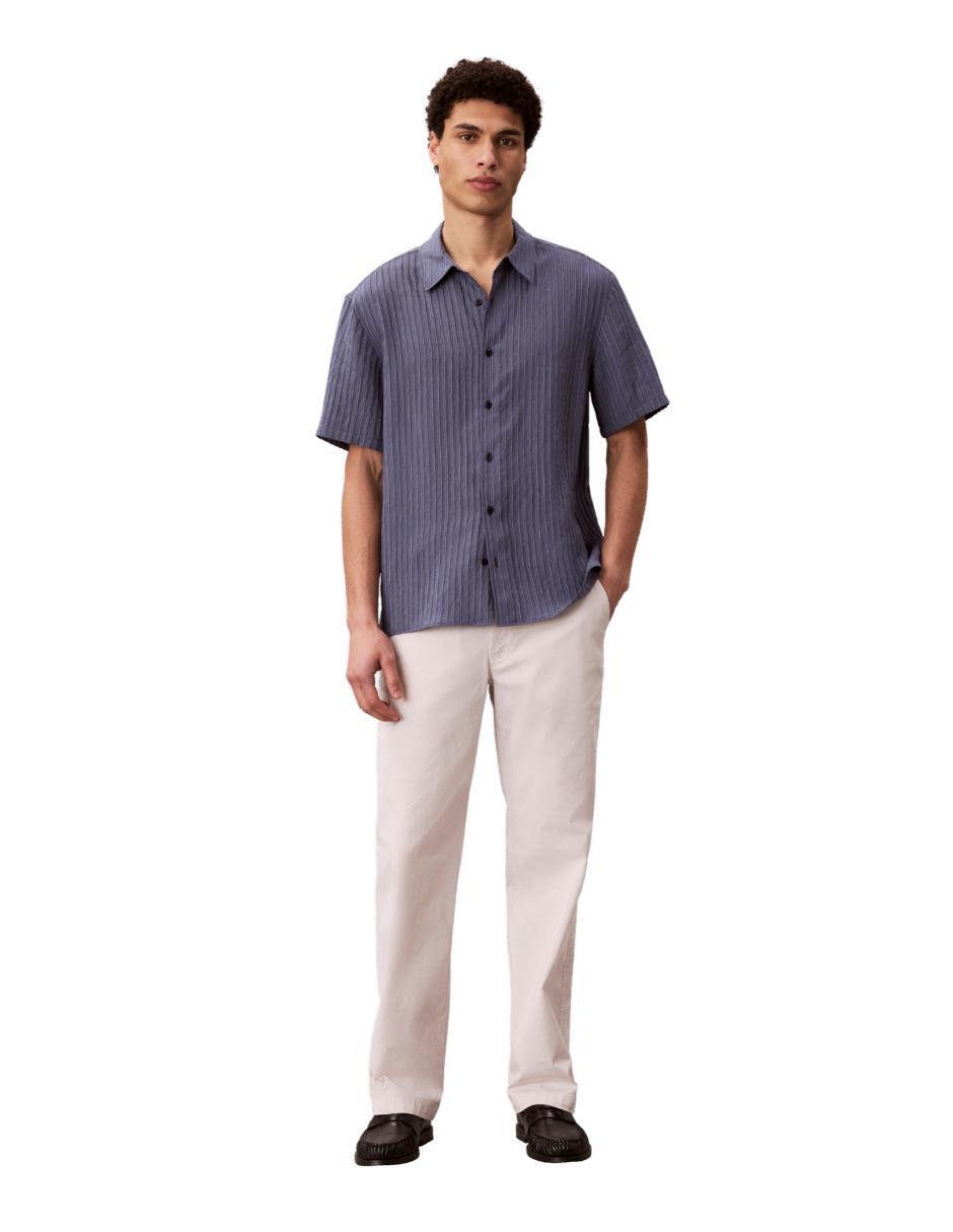 Camisa casual Calvin Klein manga corta para hombre