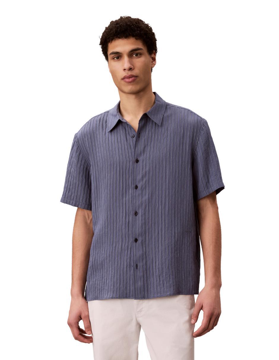 Camisa casual Calvin Klein manga corta para hombre