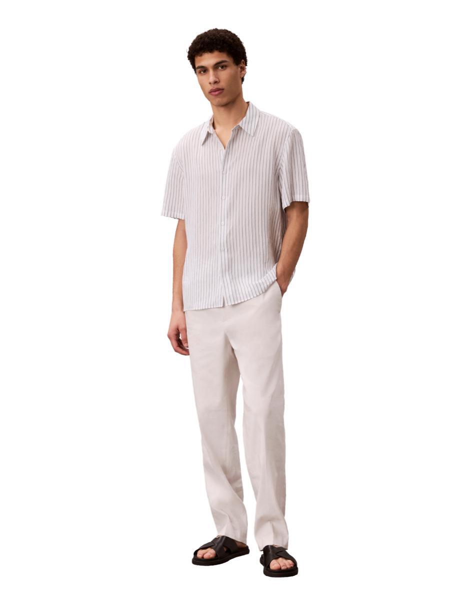 Camisa casual Calvin Klein manga corta para hombre