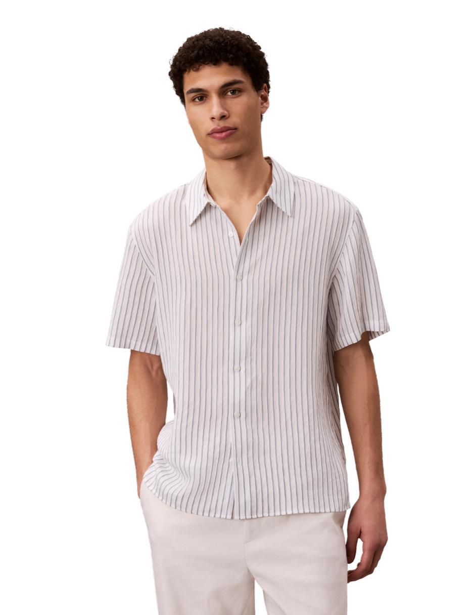 Camisa casual Calvin Klein manga corta para hombre
