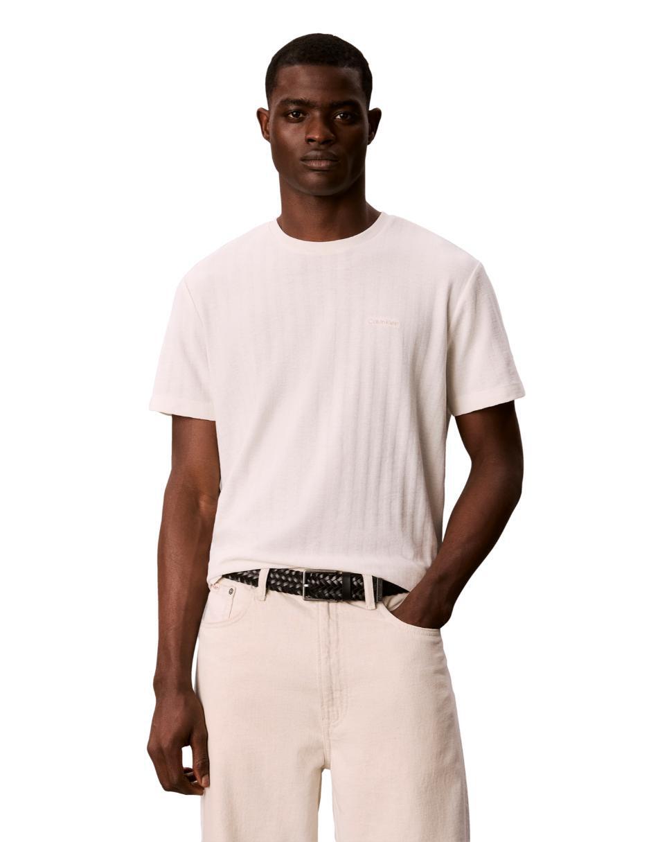 Playera Menswear cuello redondo para hombre