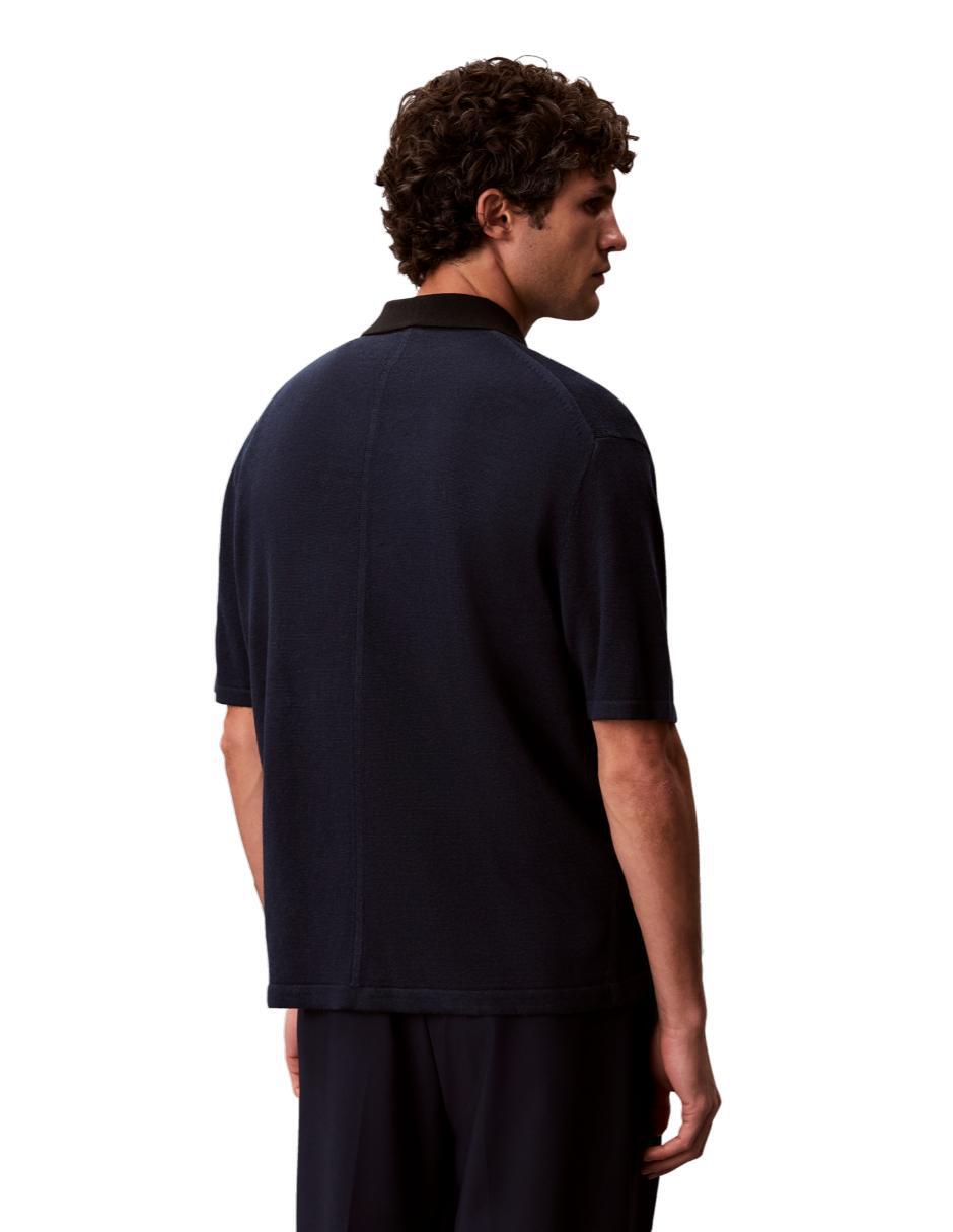 Playera tipo polo Linen para hombre