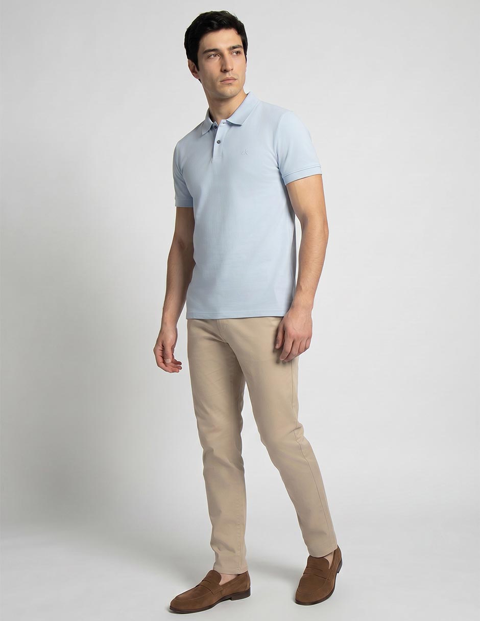 Playera tipo polo Calvin Klein Pique Polos para hombre 3