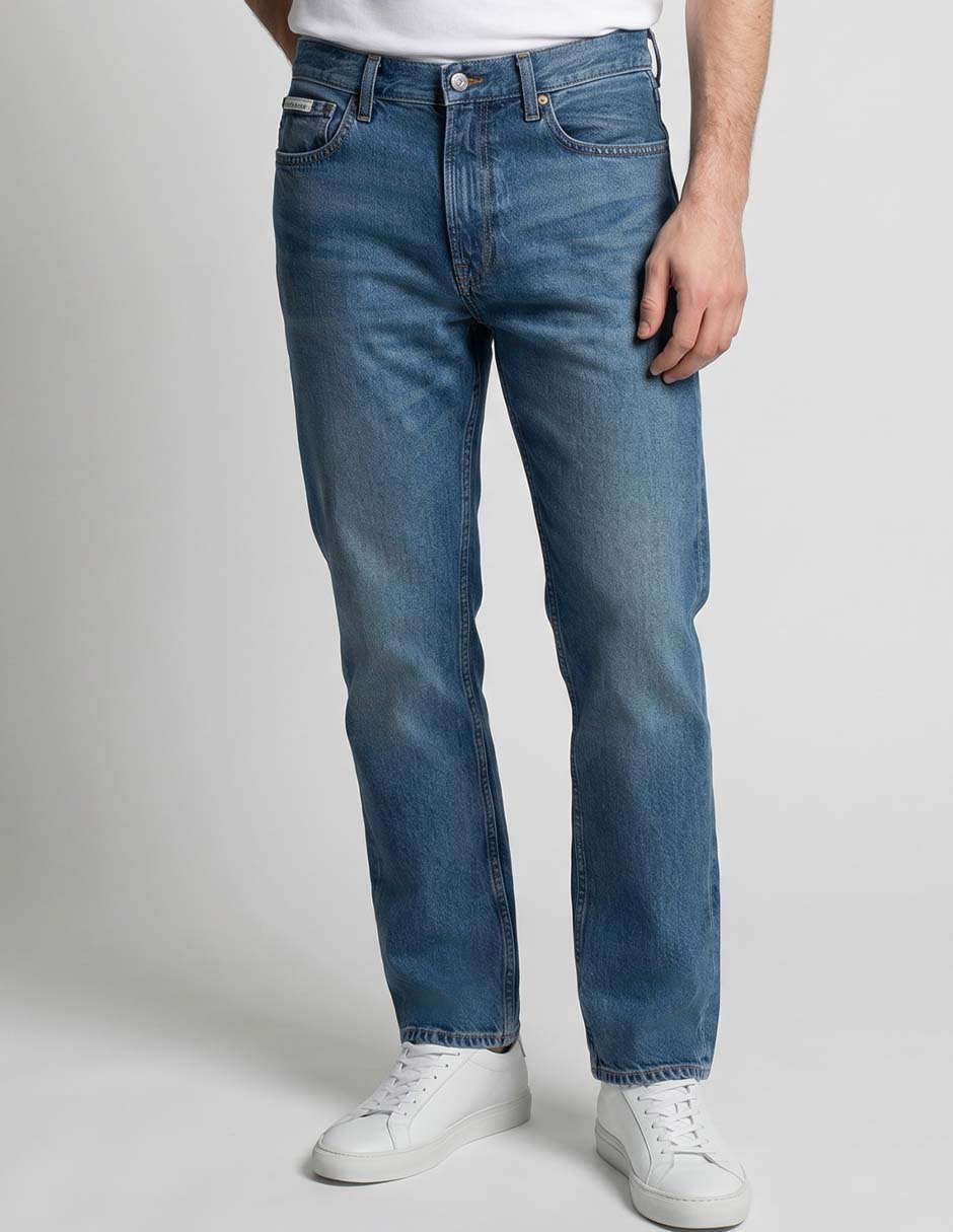 Jeans taper Calvin Klein deslavado para hombre Jeans taper Calvin Klein deslavado para hombre