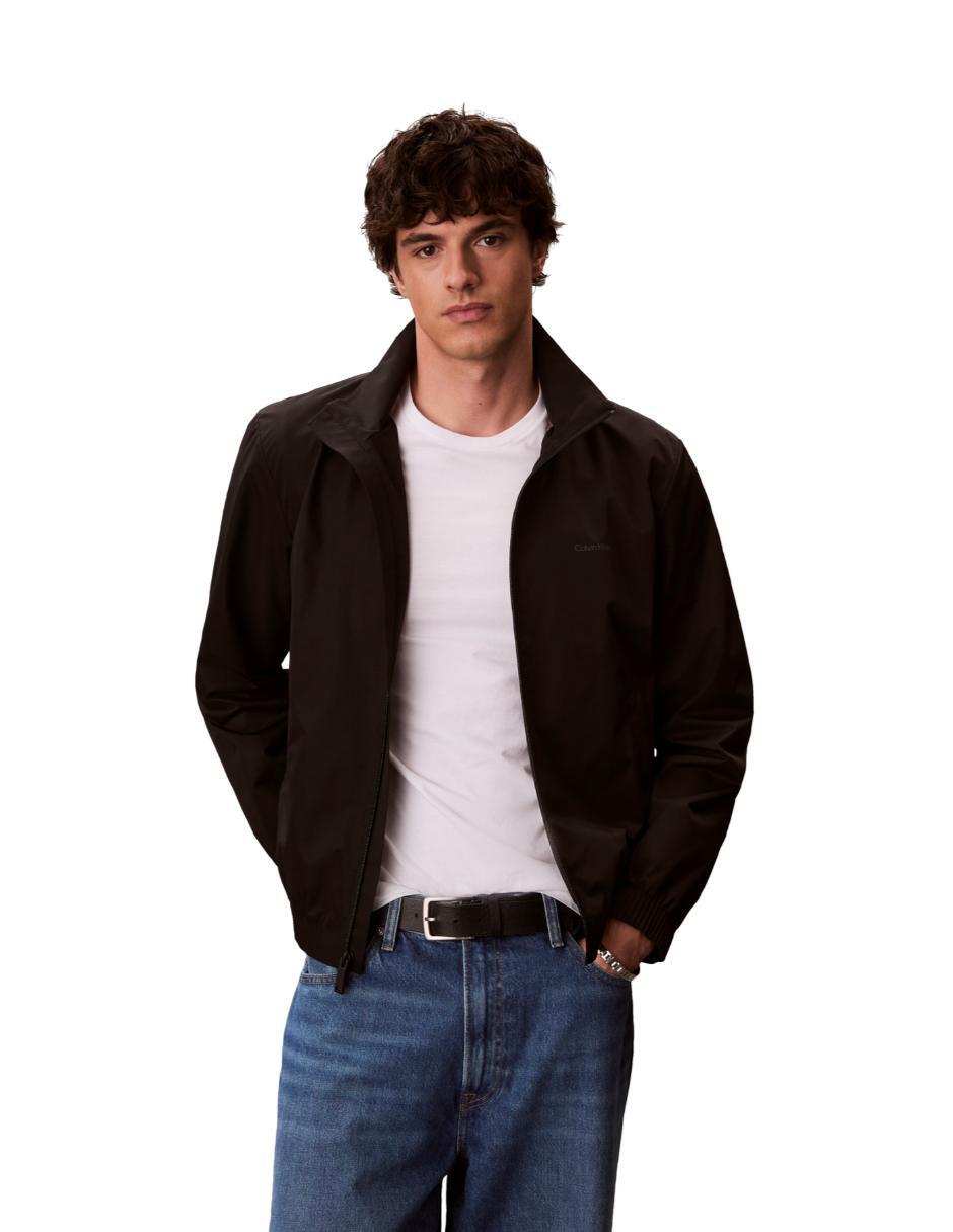 Chamarra rompevientos Tech Ow impermeable con bolsillos para hombre