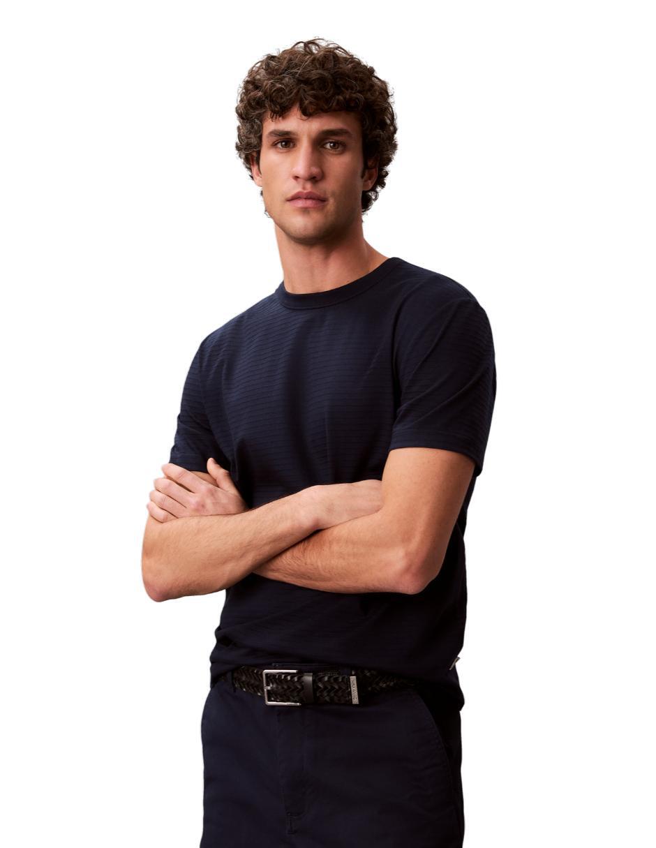 Playera Menswear cuello redondo para hombre