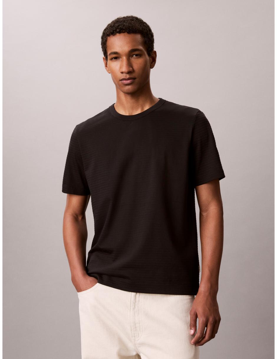 Playera Menswear cuello redondo para hombre